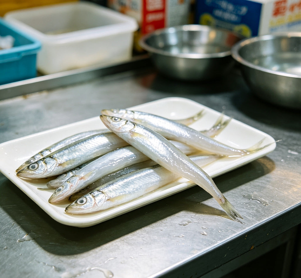 Fresh Anchovies, Cleaned and Ready