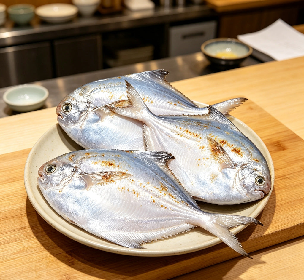 Silver Pomfret - Whole, Tender & Low in Fat