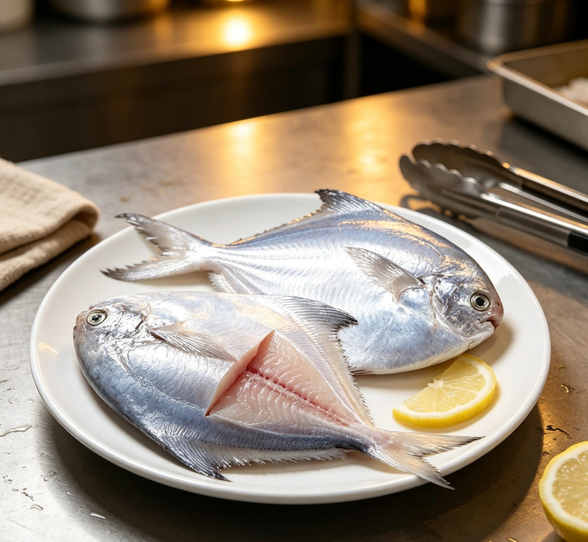 Silver Pomfret - Whole, Tender & Low in Fat